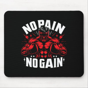 Tapis De Souris Citations De Boxer Pas De Douleur Pas De Gain Sign