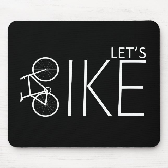 Tapis De Souris citations inspirantes de cyclisme (Devant)