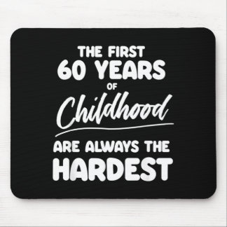Tapis De Souris Citations pour les 60 ans de Papa et Frère pour Ho