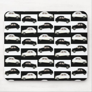 Tapis De Souris Citroen 2CV noir blanc