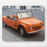 Tapis De Souris Citroen orange Mehari<br><div class="desc">La Citroën Méhari est une voiture utilitaire légère et hors-route produite par l'automate français Citroën,  une variante de la Citroën 2CV.</div>