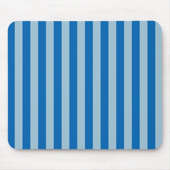 Tapis De Souris Citronnade Bleu Électrique et Rayures Verticales A (Devant)