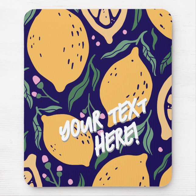 Tapis De Souris Citrons de rêve (Devant)