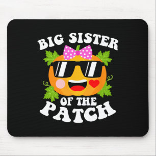 Tapis De Souris Citrouille Big Soeur Du Patch Fun Halloween Fam