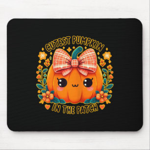 Tapis De Souris Citrouille Chemise Filles Thanksgiving Halloween C