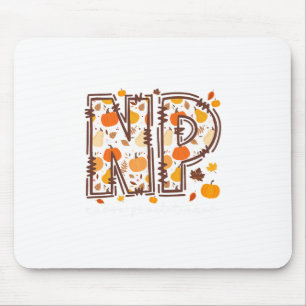 Tapis De Souris Citrouille de praticienne infirmière Np d'automne