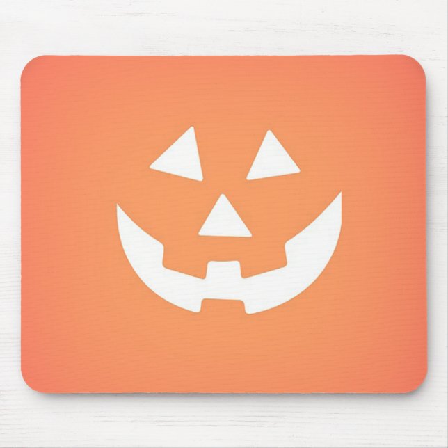 Tapis De Souris Citrouille déplaisant Halloween Mousepad (Devant)