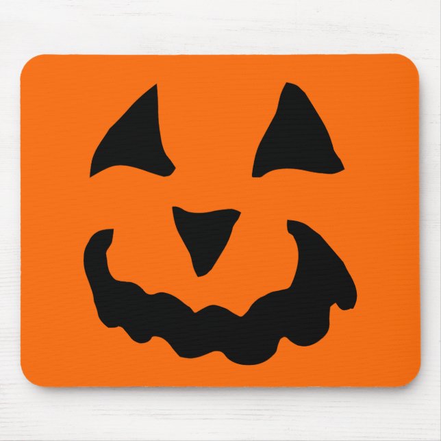 Tapis De Souris Citrouille d'Halloween Mousepad (Devant)