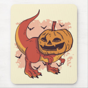 Tapis De Souris Citrouille Dinosaur T-Rex