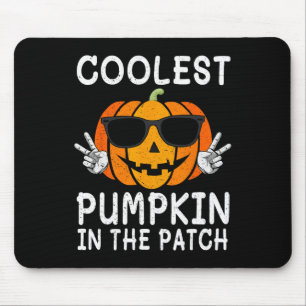 Tapis De Souris Citrouille Le Plus Cool Dans Le Patch Fun Boys Fil