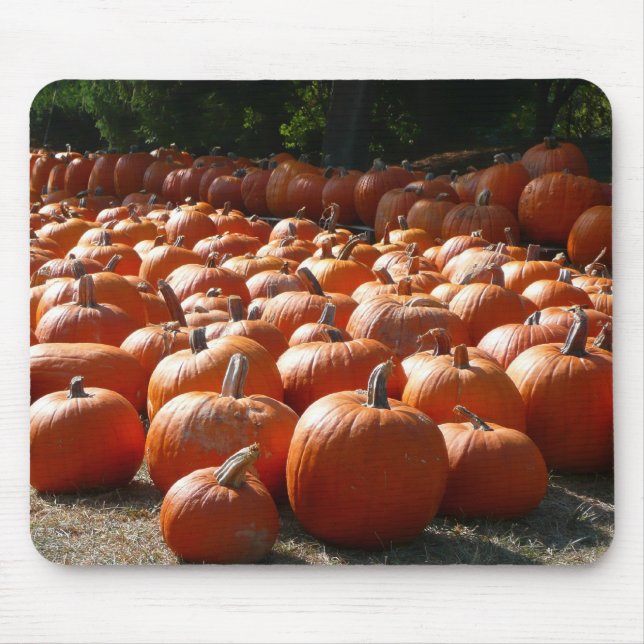 Tapis De Souris Citrouille Patch Automne Harvest Photographie (Devant)