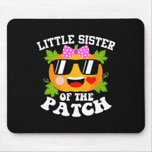 Tapis De Souris Citrouille Petite Soeur Du Patch Amusant Halloween