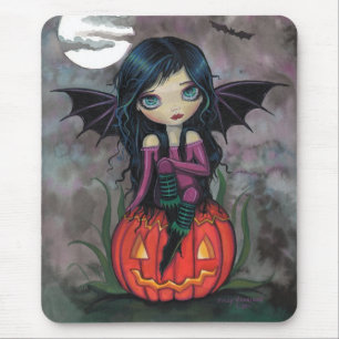 Tapis De Souris Citrouille Pixie Halloween Mousepad