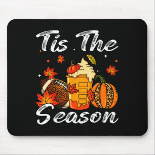 Tapis De Souris Citrouille Sce Football C'est La Saison Automne Ac