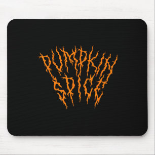 Tapis De Souris Citrouille Spice Fun Heavy Black Metal Music Hallo
