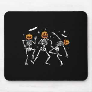 Tapis De Souris Citrouille squelette Halloween
