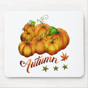 Tapis De Souris Citrouilles d'automne