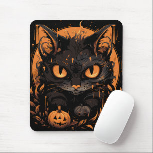 Tapis De Souris Citrouilles de Halloween