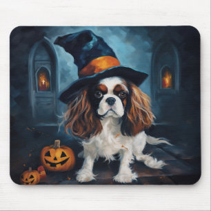 Tapis De Souris Citrouilles Halloween Épouvantables Cavalier King