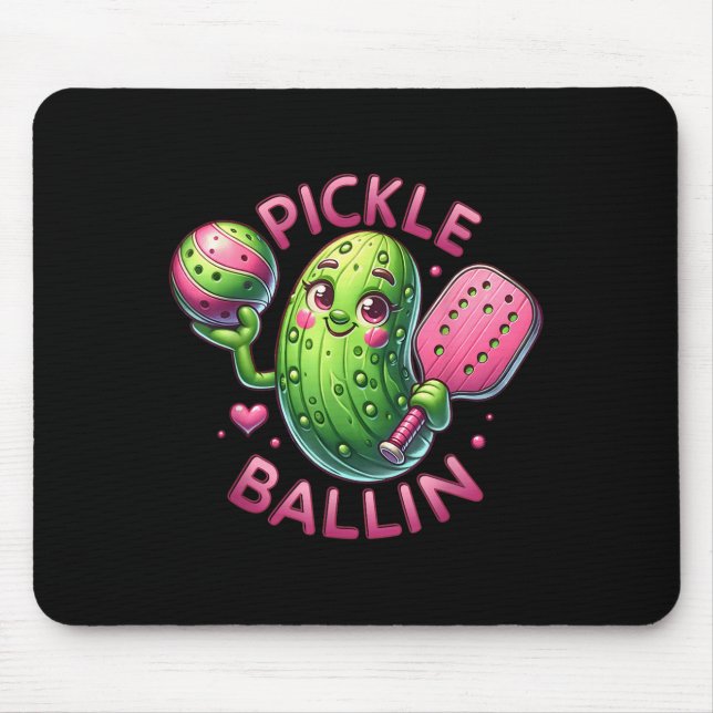 Tapis De Souris Ckle Ballin Cute Ckleball Women Girls Ckleball Lov (Devant)