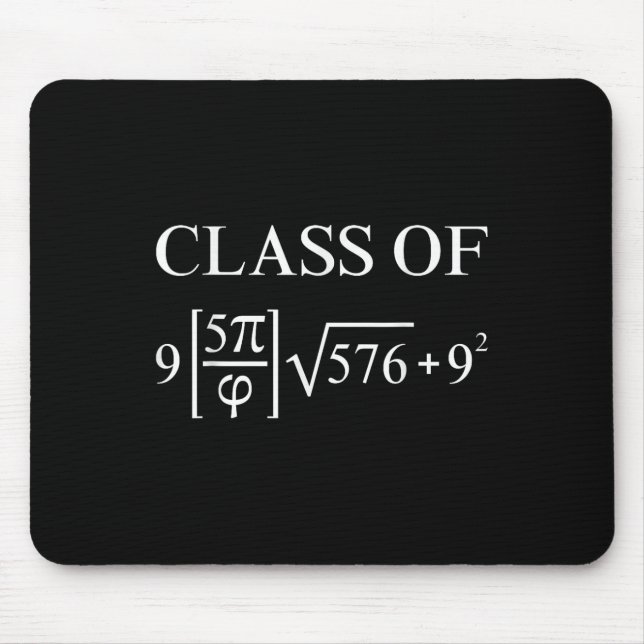 Tapis De Souris Cl De 2025 Geek De L'Équation Mathématique Enseign (Devant)