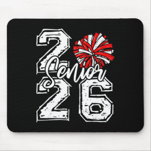 Tapis De Souris Cl de 2026 Cheer Senior 2026 Pom-Pom Rouge Cheerle
