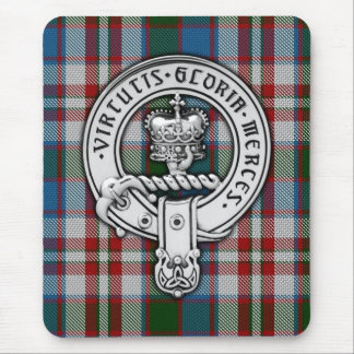 Tapis De Souris Clan Donnachaidh (Robertson) Crest & Dress Tartan