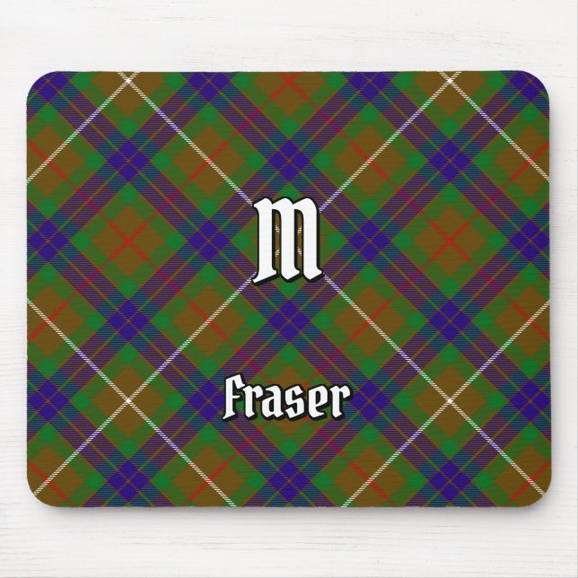 Tapis De Souris Clan Fraser Chasse Tartan Pad Souris (Devant)