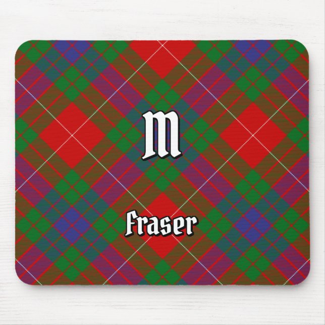 Tapis De Souris Clan Fraser Tartan Pad (Devant)