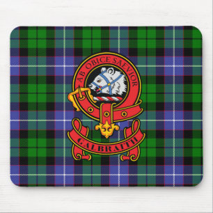 Tapis De Souris Clan Galbraith Souris avec Clan Tartan
