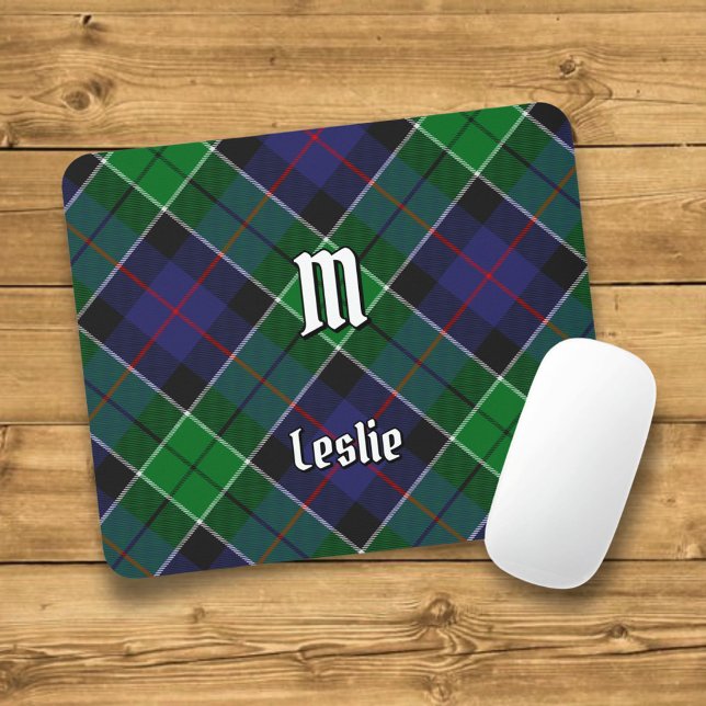 Tapis De Souris Clan Leslie Chasse Tartan (Créateur téléchargé)