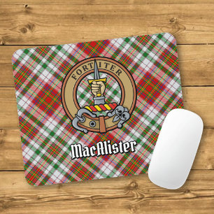Tapis De Souris Clan MacAlister Crest sur le tatan de robe
