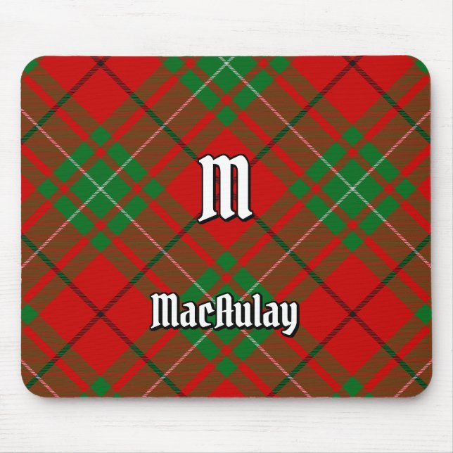 Tapis De Souris Clan MacAulay Tartan (Devant)