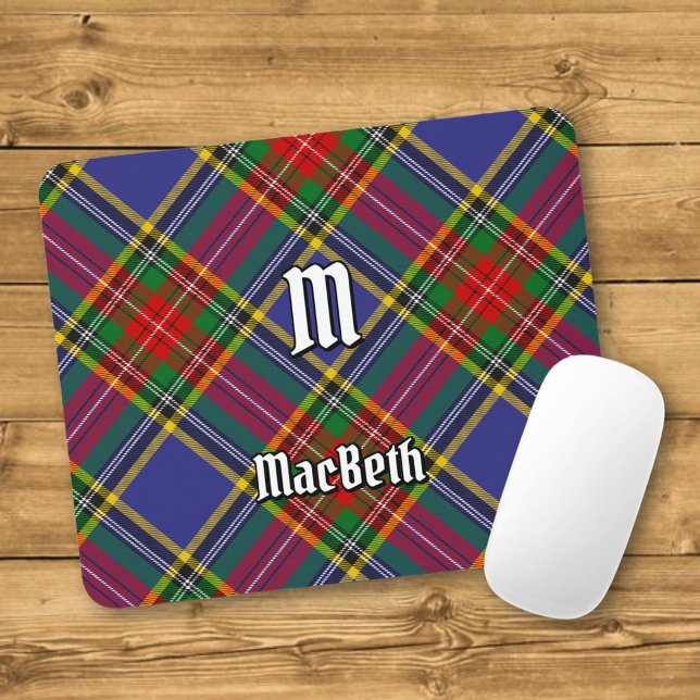 Tapis De Souris Clan MacBeth Tartan (Créateur téléchargé)