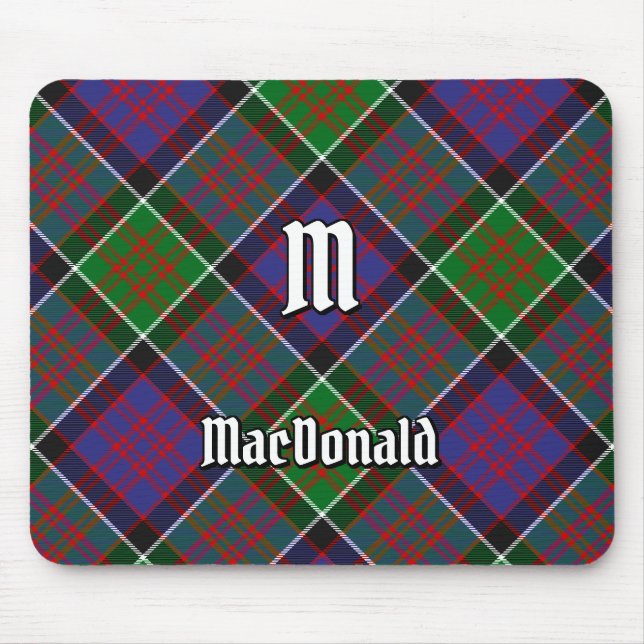 Tapis De Souris Clan MacDonald de Clanranald Tartan Souris (Devant)