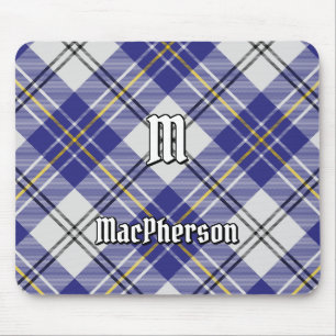 Tapis De Souris Clan MacPherson Robe Bleue Tartan Pad de souris