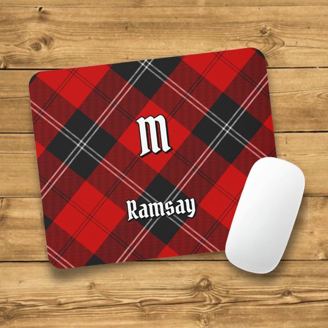 Tapis De Souris Clan Ramsay Red Tartan (Créateur téléchargé)