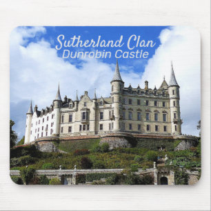 Tapis De Souris Clan Sutherland Family Heritage Dunrobin Castle