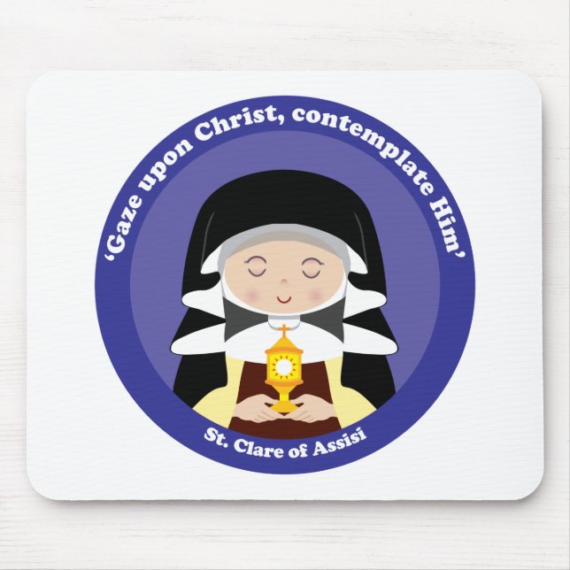 Tapis De Souris Clare d'Assise (Devant)