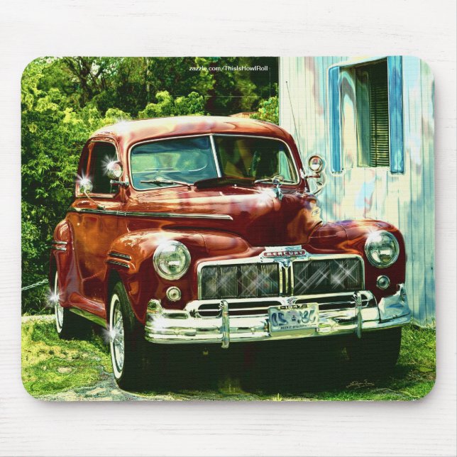 Tapis De Souris Classic 1947 Voiture Collector Art Mousepad (Devant)