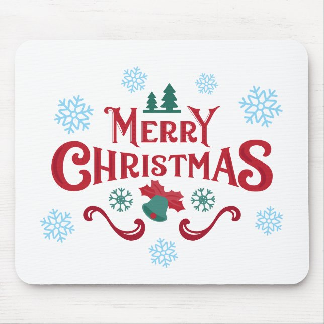 Tapis De Souris Classic Christmas Mousepad (Devant)