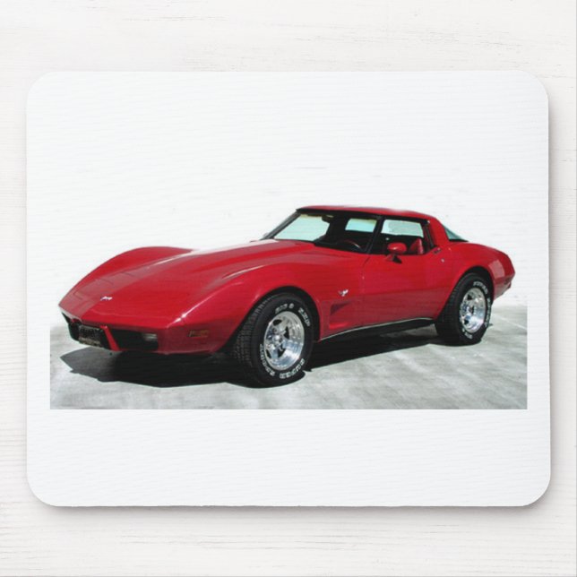Tapis De Souris Classic de la Corvette rouge 1979 (Devant)