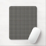 Tapis De Souris Classic Pepita Houndstooth Motif Black Grey<br><div class="desc">motif en tissu à feuillage persistant,  élégant et classique,  avec motif poivré / houndstooth en combinaison noire et grise.</div>
