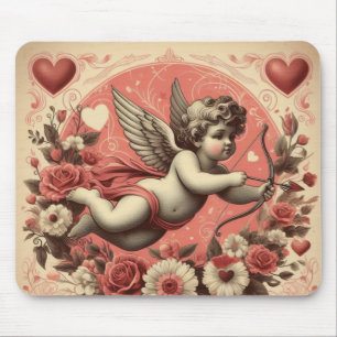 Tapis De Souris Classic/Vintage/Retro Saint-Valentin cupide