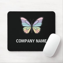 Tapis de souris classique au nom et au logo de l'e