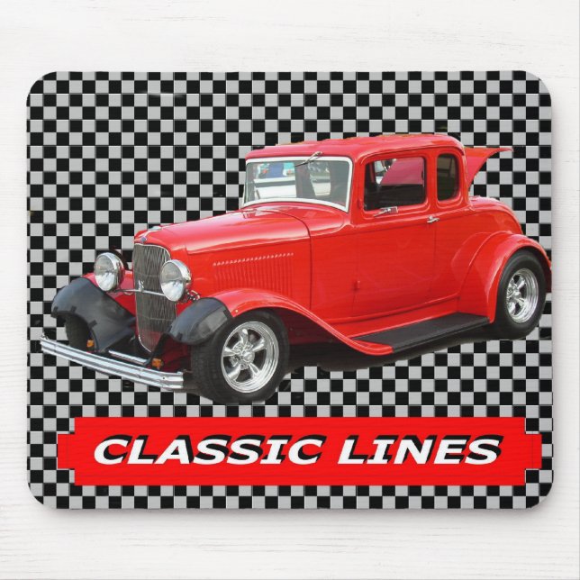Tapis De Souris CLASSIQUE CAR Classique LInes (Devant)