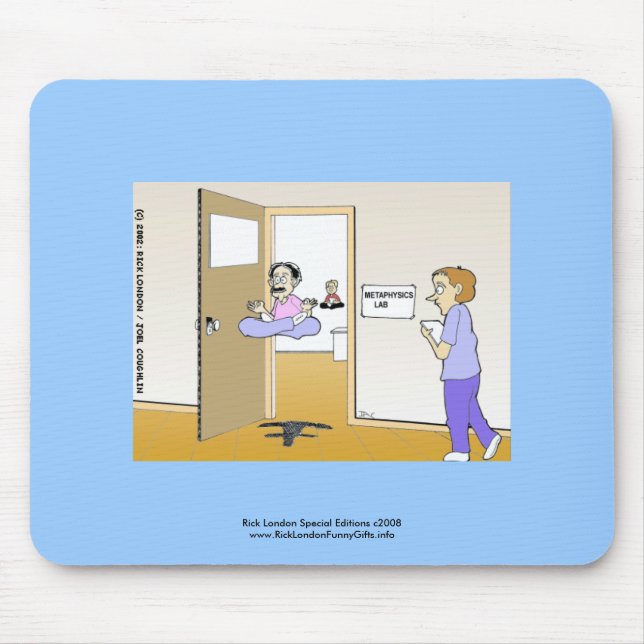 Tapis de souris classique dessiné Métaphysique Lab (Devant)