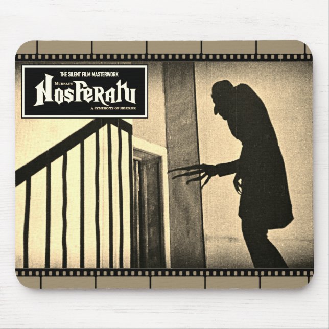 Tapis De Souris Classique Nosferatu Filmstrip Mousepad (Devant)