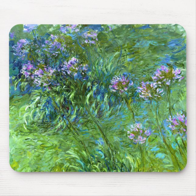 Tapis De Souris Claude Monet : Agapanthus (Devant)