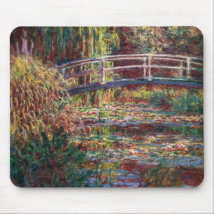 Tapis De Souris Claude Monet - Bassin aux nymphéas, harmonie rose
